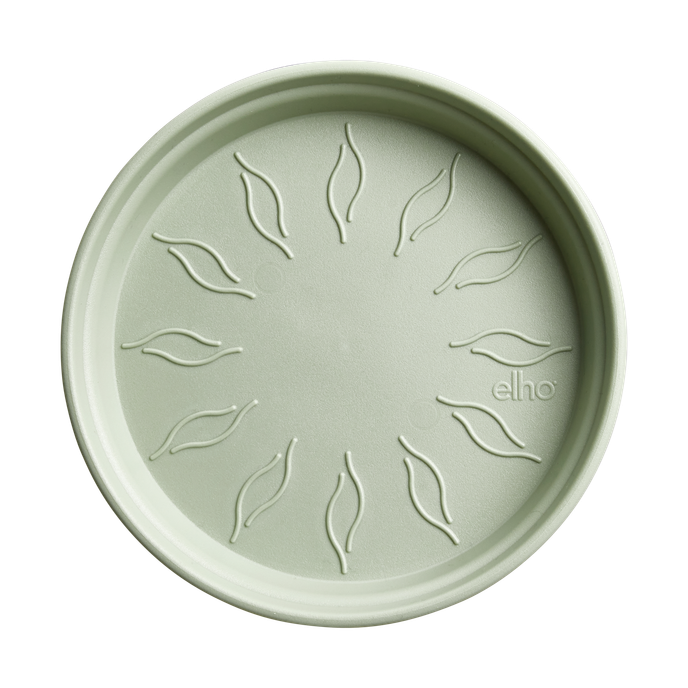 green basics saucer 17cm stone green